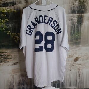 NWT! Authentic Majestic Genuine MLB Detroit Tigers Curtis Granderson XL Jersey